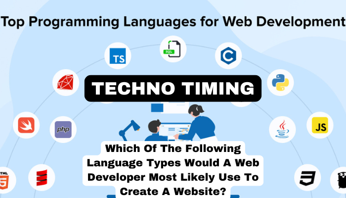 Web developer coding with various programming languages on a computer screen.