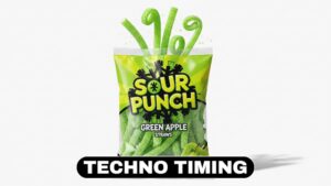 Sour Punch Green Apple Straws