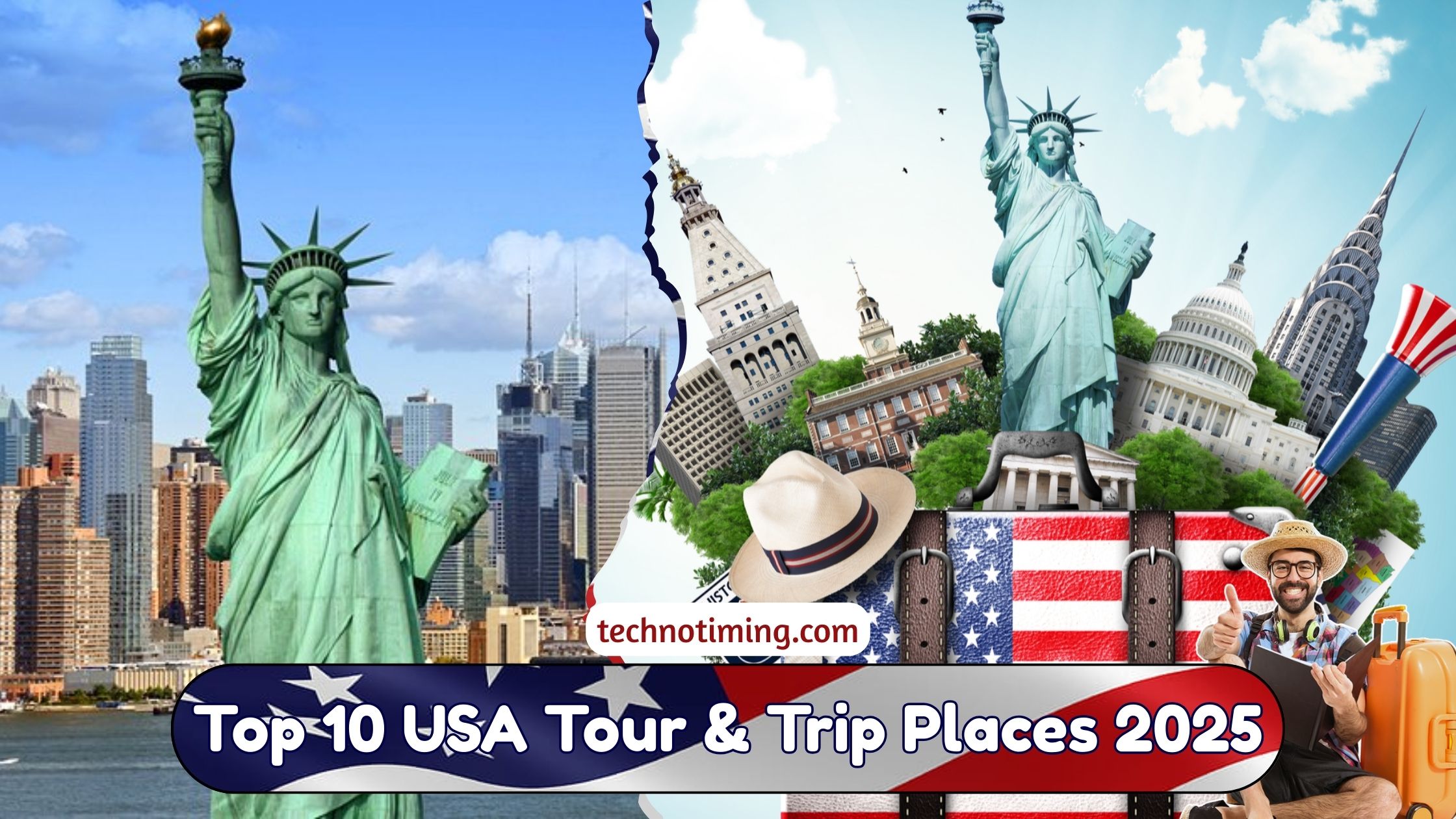 10 Best Places for Tour and Travel in the USA: Family, Friends & Romantic Trips (2025)