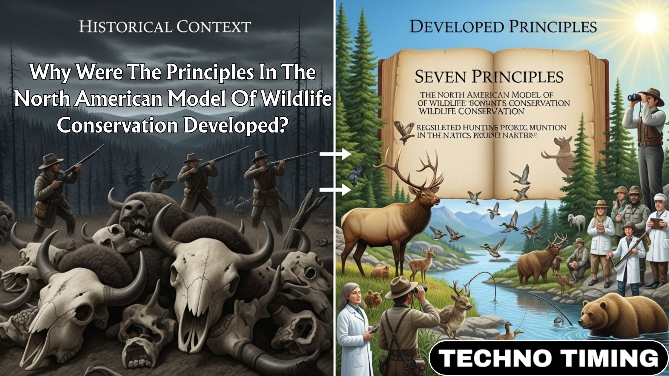 Origins of the North American Model of Wildlife Conservation Principles