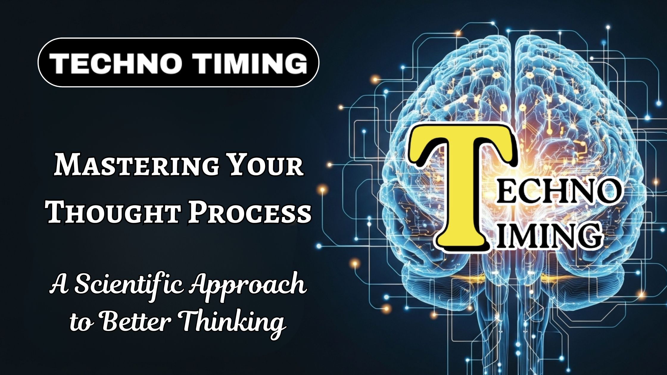 Mastering your thought process with a scientific approach to better thinking